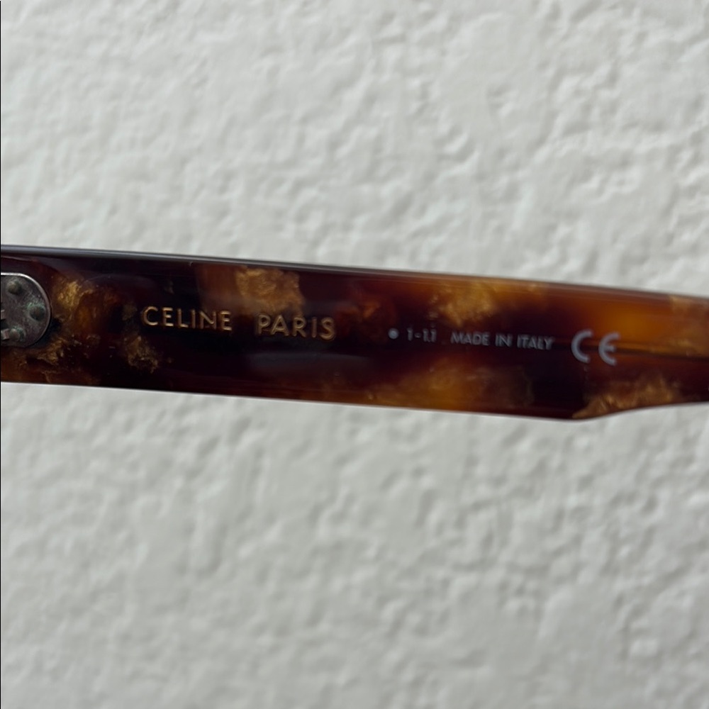 Celine Tortoise Shell Women's Sunglasses - Picture 3 of 7